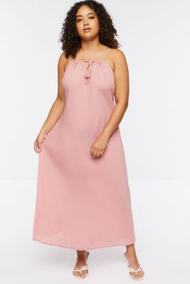 Women's Cami Maxi Dress in Rose, 0X