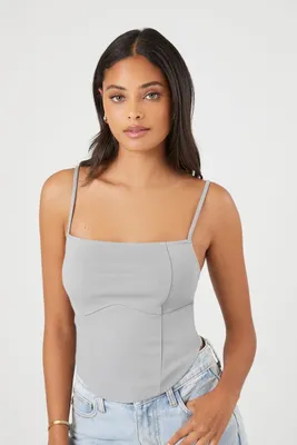 Women's Curved-Hem Bustier Cami Harbor