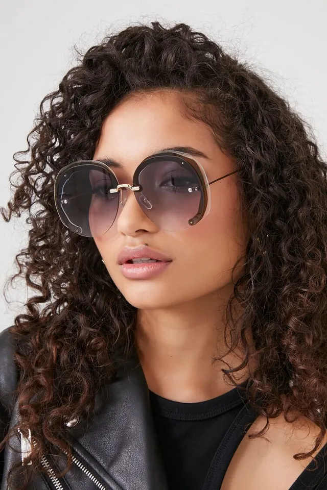 Forever 21 Women's Oversized Square Sunglasses