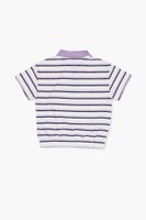 Girls Striped Polo Shirt (Kids)