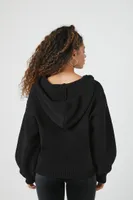 Women's Hooded Drop-Sleeve Sweater