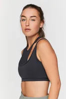 Women's Combo Sports Bra in Black, XS