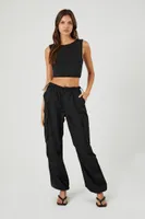 Women's Strappy Cutout Crop Top