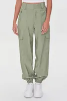 Women's Utility Cargo Joggers Olive