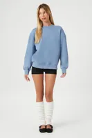 Women's Mineral Wash Fleece Pullover Blue