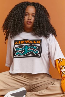 Women's Airwalk Combo T-Shirt Orange,