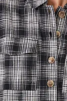 Women's Plaid Boxy Flannel Shirt