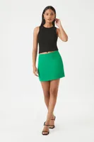 Women's A-Line Mini Skirt in Jelly Bean Large