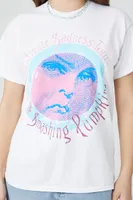 Women's The Smashing Pumpkins Graphic T-Shirt in White, L/XL