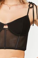 Women's Mesh Tie-Strap Bustier