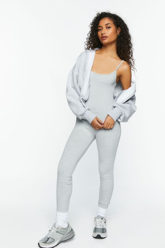 Women's Fitted Cami Jumpsuit Heather Grey