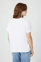 Women's Palm Springs Graphic T-Shirt in White, M/L