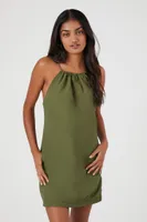 Women's Halter Shift Midi Dress