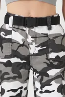 Women's Camo Print Cargo Pants