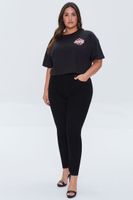 Women's Coca Cola Graphic T-Shirt in Black, 0X