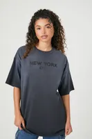 Women's New York City Graphic T-Shirt Navy