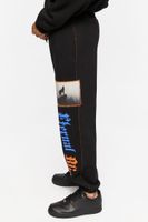 Men Eternal Bliss Graphic Joggers in Black Large