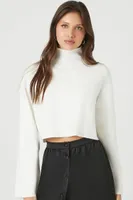 Women's Cropped Turtleneck Sweater