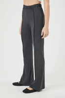 Women's High-Rise Flare Pants in Charcoal Small