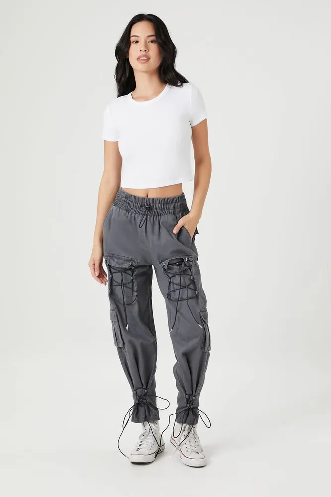 Women's Lace-Up Toggle Joggers