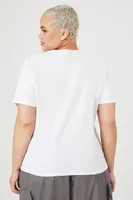 Women's New York Heart T-Shirt White,