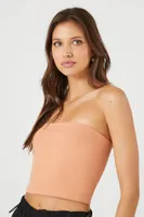 Women's Contour Tube Top in Toasted Almond, M/L