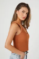 Women's Compact Ribbed Knit Tank Top