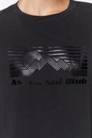 Women's Active Aspen Ski Club Graphic Top in Black Large