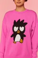 Women's Hello Kitty & Friends Badtz-Maru Sweater in Pink Medium