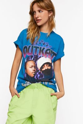 Women's Outkast Graphic Tee Teal,