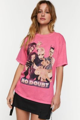Women's No Doubt Graphic T-Shirt in Pink, L/XL