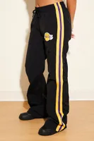 Women's Los Angeles Lakers Windbreaker Pants in Black Small