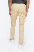 Men Cargo Pocket Utility Pants in Khaki Large