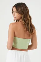 Women's Hook-and-Eye Bustier Tube Top