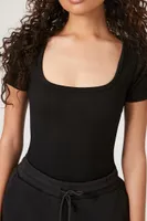 Women's Seamless Ribbed Bodysuit S/M