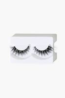 Rhinestone Faux Lashes in Black