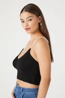 Women's Sweater-Knit Faux Pearl Cami