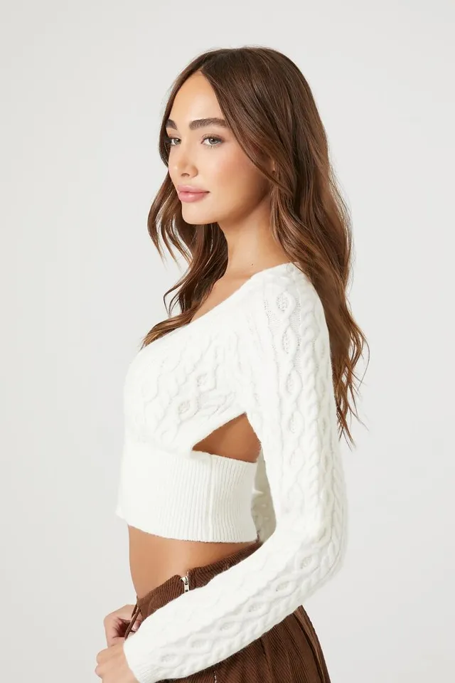 Amanda Lace Up Back Pullover Sweater