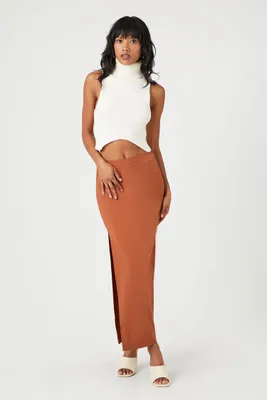 Women's Maxi Slit Skirt