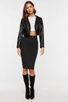 Women's Ponte Midi Pencil Skirt