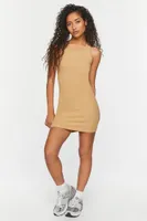 Women's Bodycon Mini Tank Dress in Safari Small