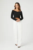 Women's Straight-Leg Trouser Pants