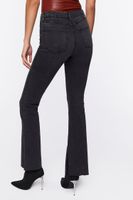 Women's Curvy High-Rise Bootcut Jeans in Washed Black, 25