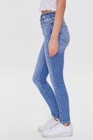 Women's Recycled Cotton High-Rise Skinny Jeans in Medium Denim, 27