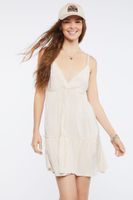 Women's Plunging Cami Mini Dress Medium