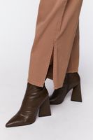 Women's High-Rise Straight-Leg Jeans Taupe,