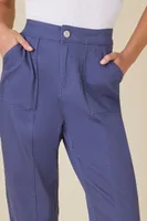 Women's Straight-Leg Uniform Pants in Navy Small