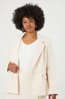 Women's Crinkled Double-Breasted Blazer