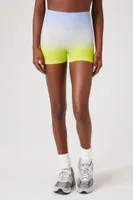 Women's Seamless Active Gradient Biker Shorts