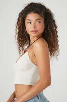 Women's Cropped Rib-Knit Cami